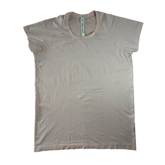 Lululemon Swiftly Tech Short Sleeve (Breeze) *Relaxed Fit Size 14 BLISSFUL PINK - Picture 1 of 4
